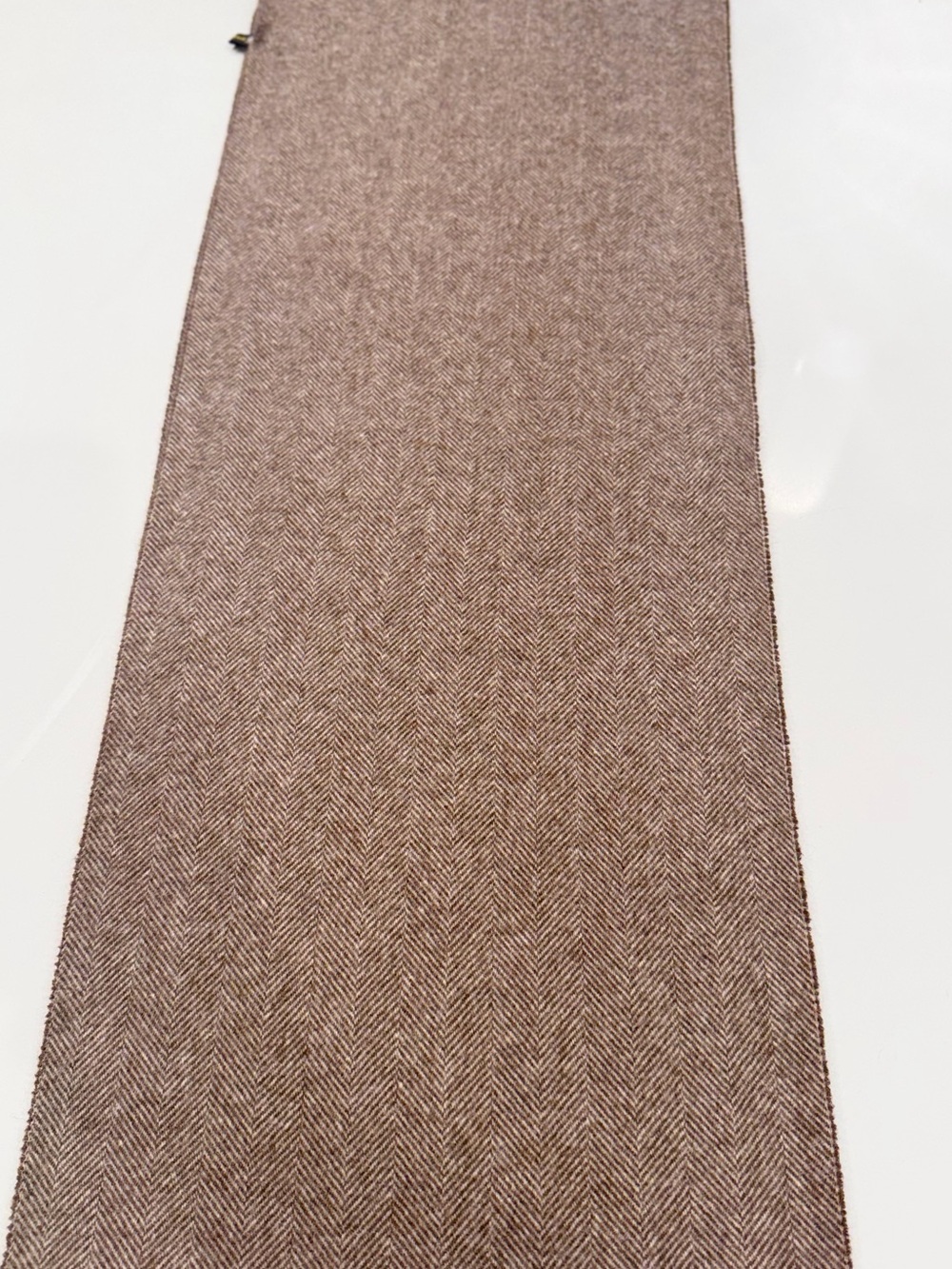 Brown Herringbone Women's Skirt - Classic Neutral for men principe scarf

#075